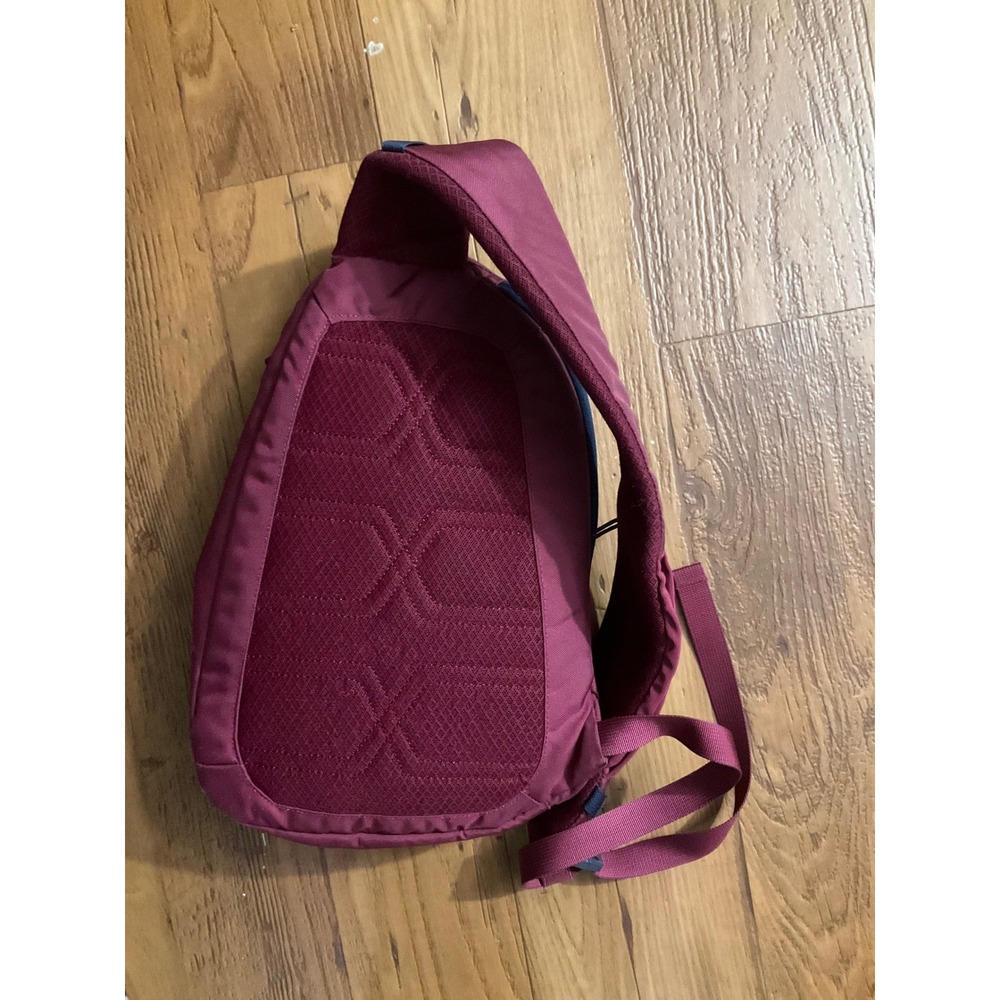 Patagonia Atom 8L Sling Bag Burgundy Navy Blue Crossb… - Gem